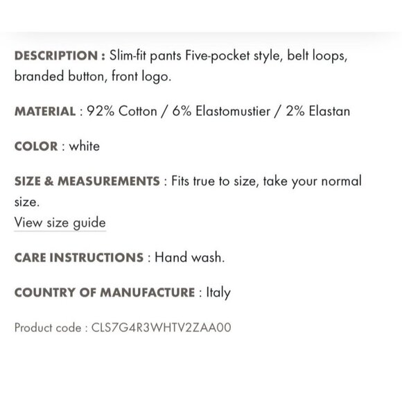 Closed Baker jeans in white size 23 - Picture 12 of 12